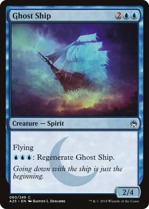 Ghost Ship (A25-060) [Masters 25] Foil MTG Single Wizards of the Coast