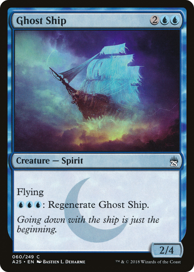 Ghost Ship (A25-060) [Masters 25] MTG Single Wizards of the Coast