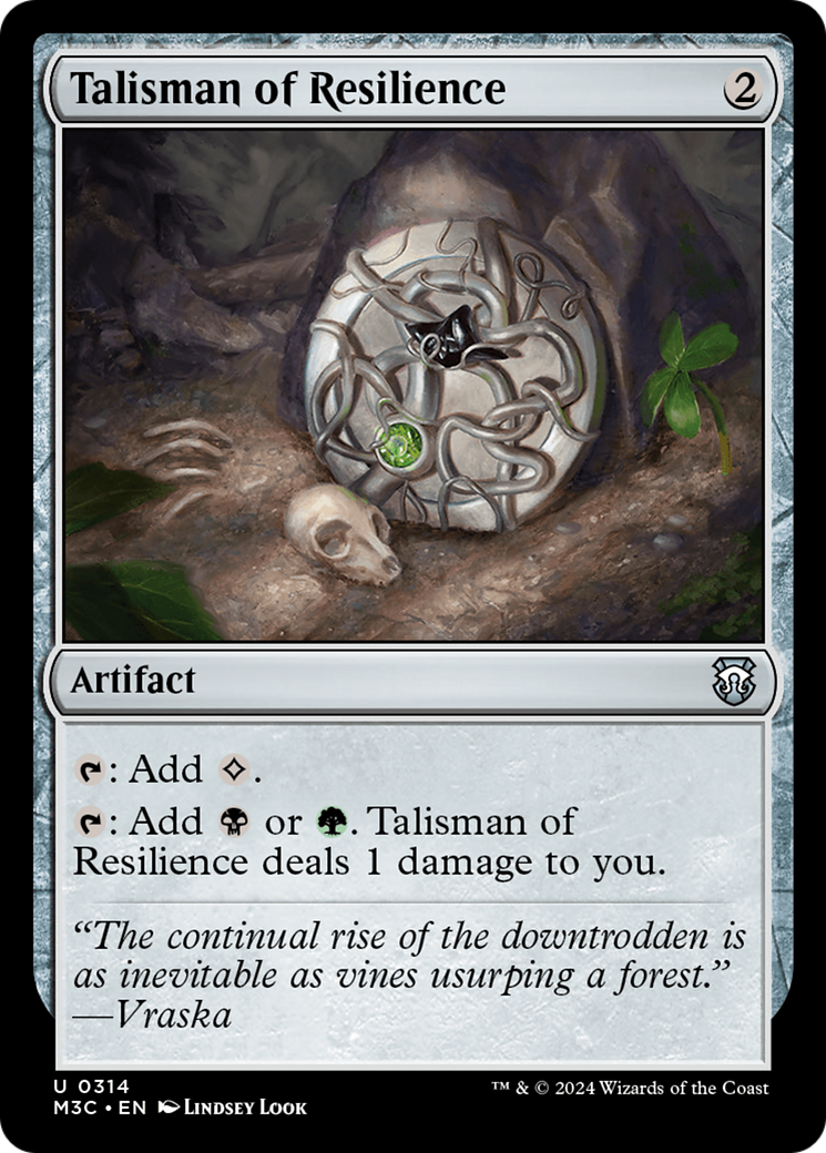 Talisman of Resilience (M3C-314) [Modern Horizons 3 Commander] MTG Single Wizards of the Coast
