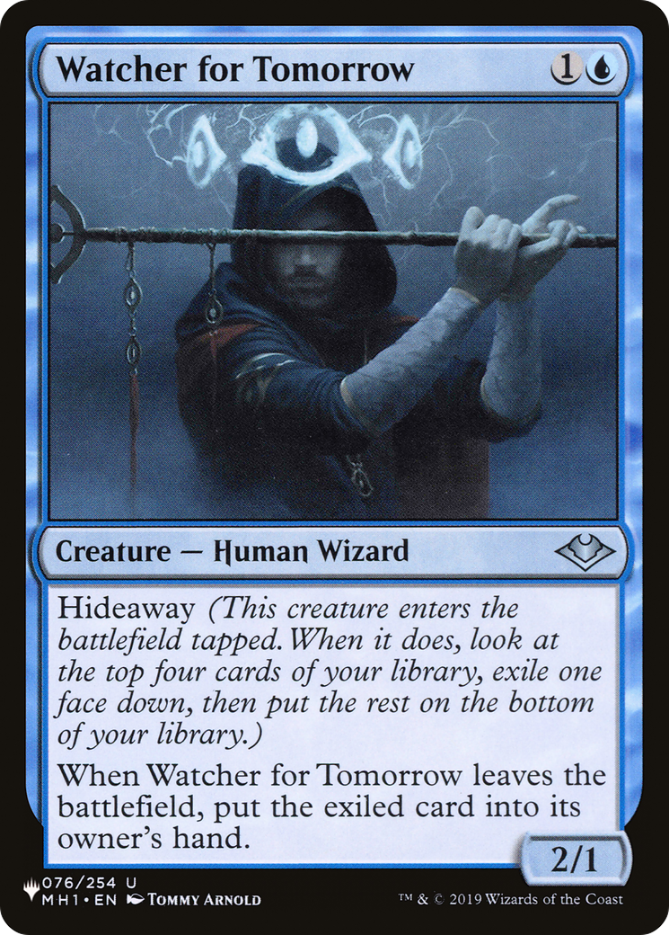 Watcher for Tomorrow (LIST-MH1-76) [Mystery Booster] The List MTG Single Wizards of the Coast