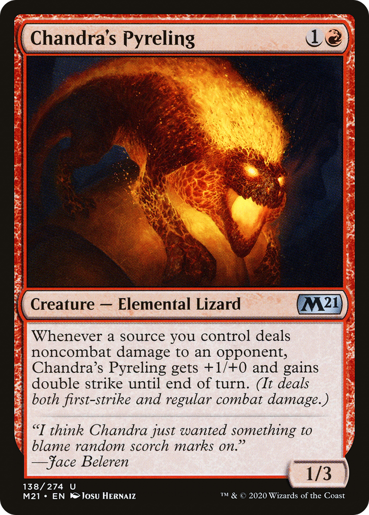 Chandra's Pyreling (M21-138) [Core Set 2021] Foil MTG Single Wizards of the Coast