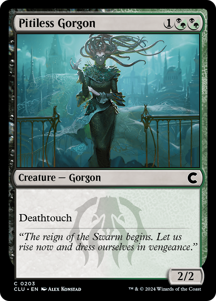 Pitiless Gorgon (CLU-203) [Ravnica: Clue Edition] MTG Single Wizards of the Coast