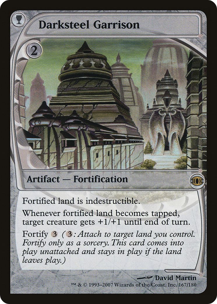 Darksteel Garrison (FUT-167) [Future Sight] Foil MTG Single Wizards of the Coast