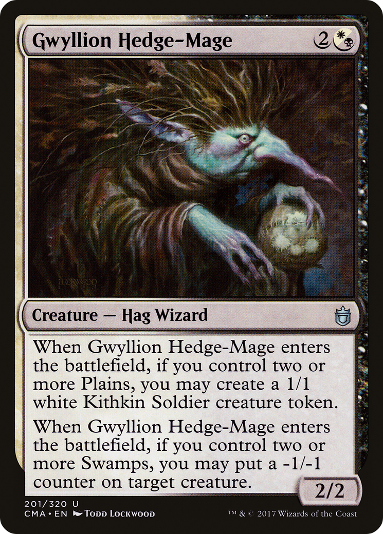 Gwyllion Hedge-Mage (CMA-201) [Commander Anthology] MTG Single Wizards of the Coast