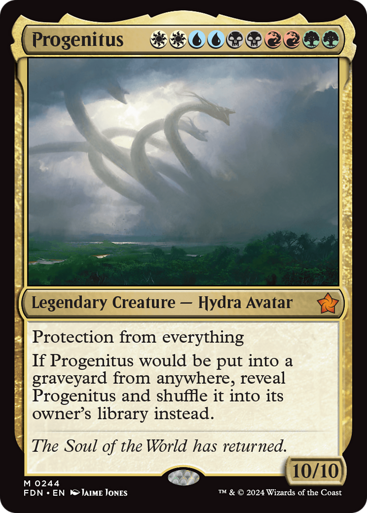 Progenitus (FDN-244) [Foundations] Foil MTG Single Wizards of the Coast