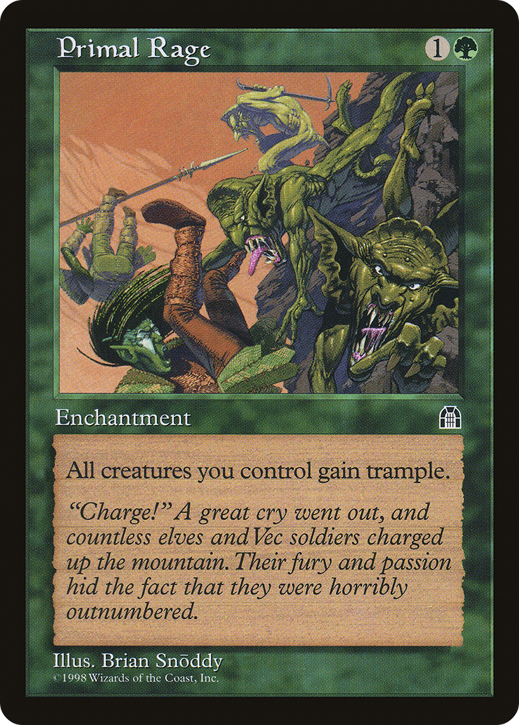 Primal Rage (STH-112) [Stronghold] MTG Single Wizards of the Coast