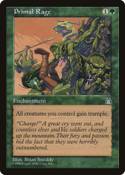 Primal Rage (STH-112) [Stronghold] MTG Single Wizards of the Coast