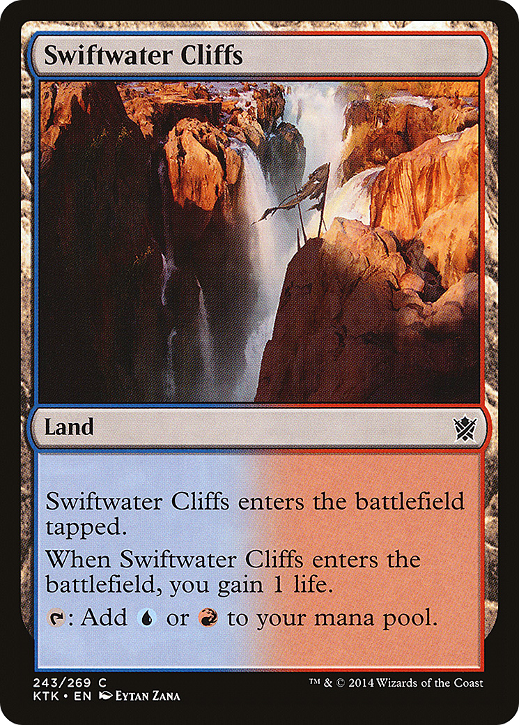 Swiftwater Cliffs (KTK-243) [Khans of Tarkir] Foil MTG Single Wizards of the Coast