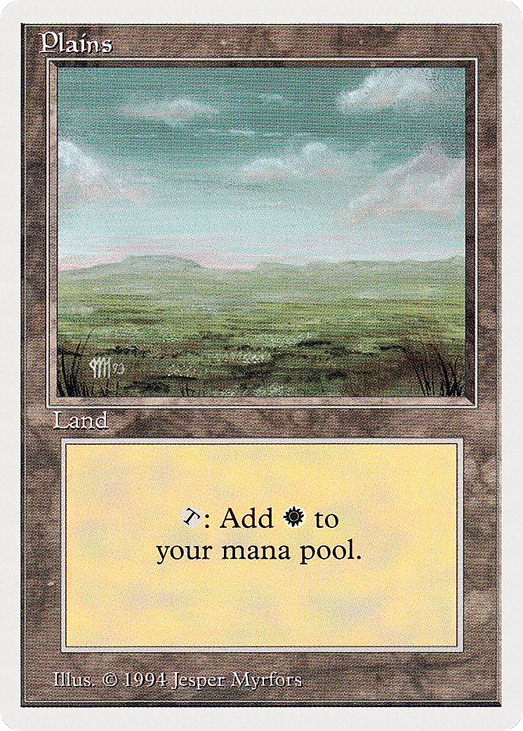 Plains (C) (SUM-294) [Misc] Summer Magic / Edgar MTG Single Wizards of the Coast