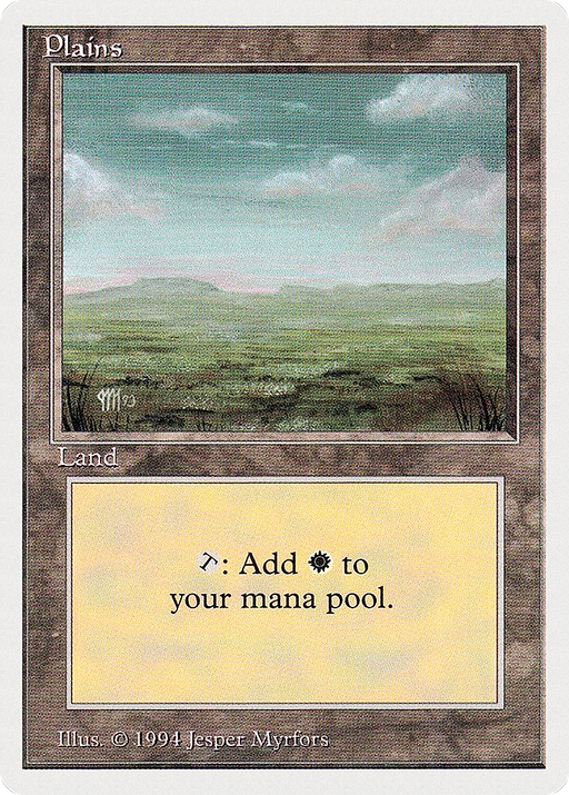 Plains (C) (SUM-294) [Misc] Summer Magic / Edgar MTG Single Wizards of the Coast