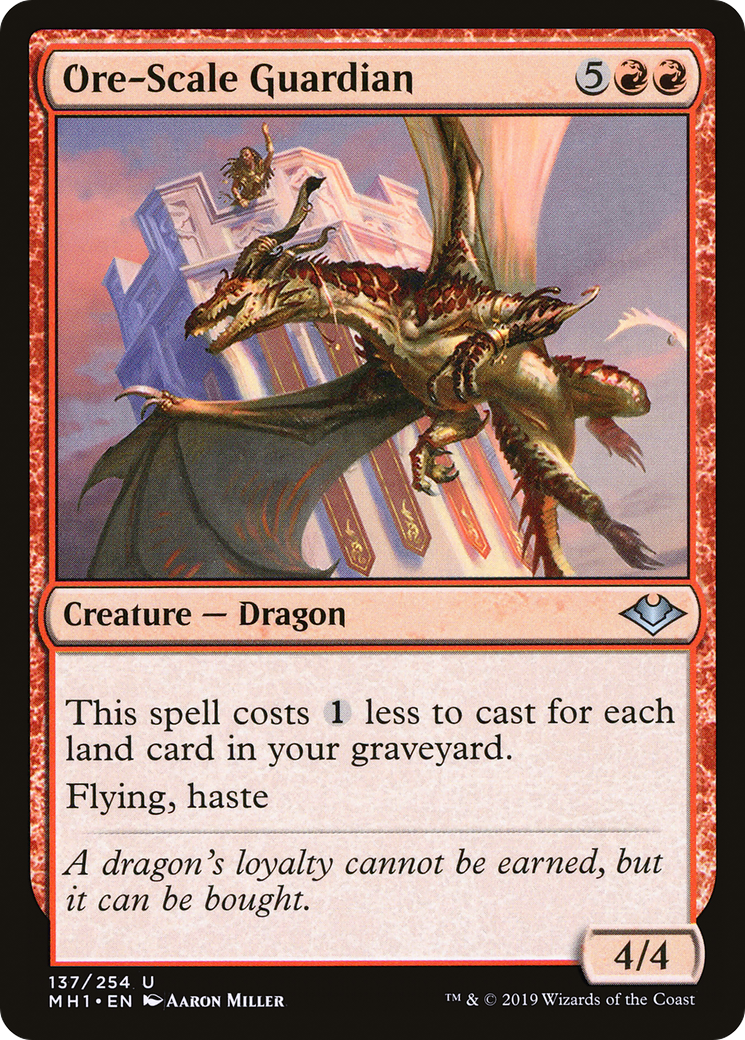 Ore-Scale Guardian (MH1-137) [Modern Horizons] MTG Single Modern Horizons