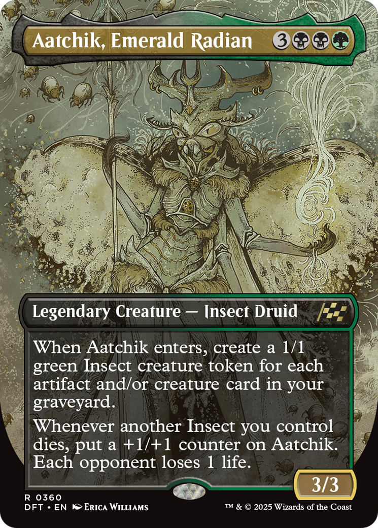 Aatchik, Emerald Radian (DFT-360) [Aetherdrift] (Borderless)