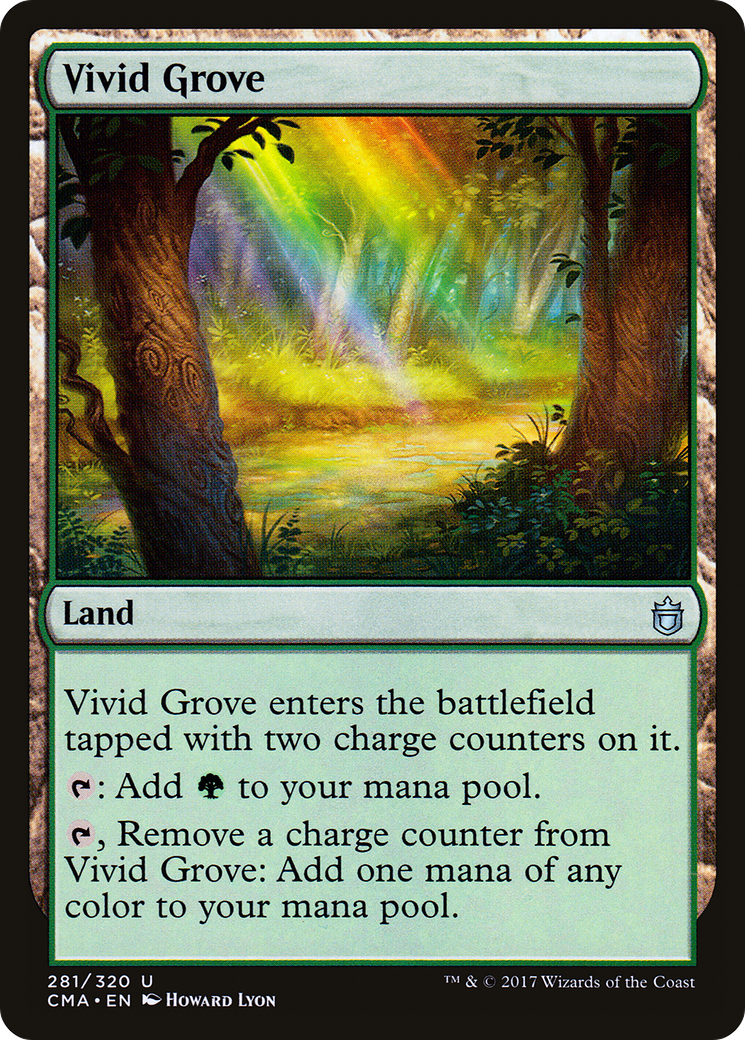 Vivid Grove (CMA-281) [Commander Anthology] MTG Single Wizards of the Coast