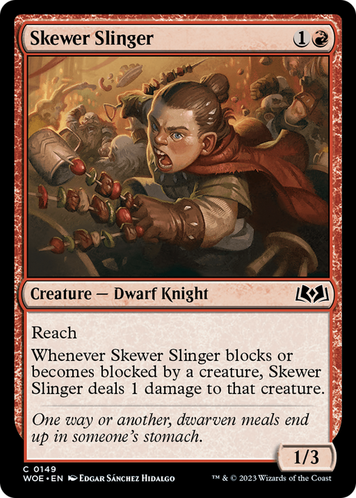 Skewer Slinger (WOE-149) [Wilds of Eldraine] MTG Single Wizards of the Coast