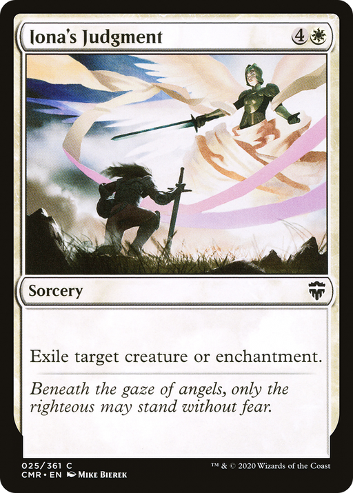 Iona's Judgment (CMR-025) [Commander Legends] MTG Single Wizards of the Coast