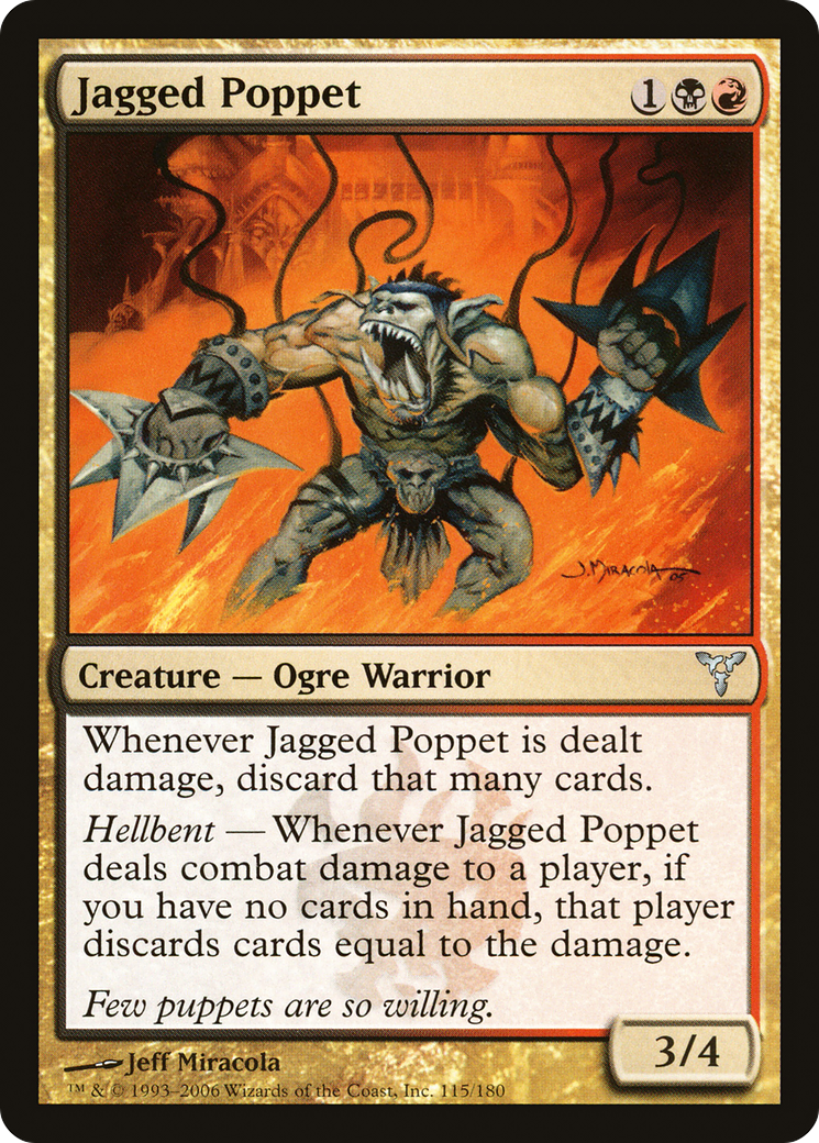 Jagged Poppet (DIS-115) [Dissension] MTG Single Wizards of the Coast