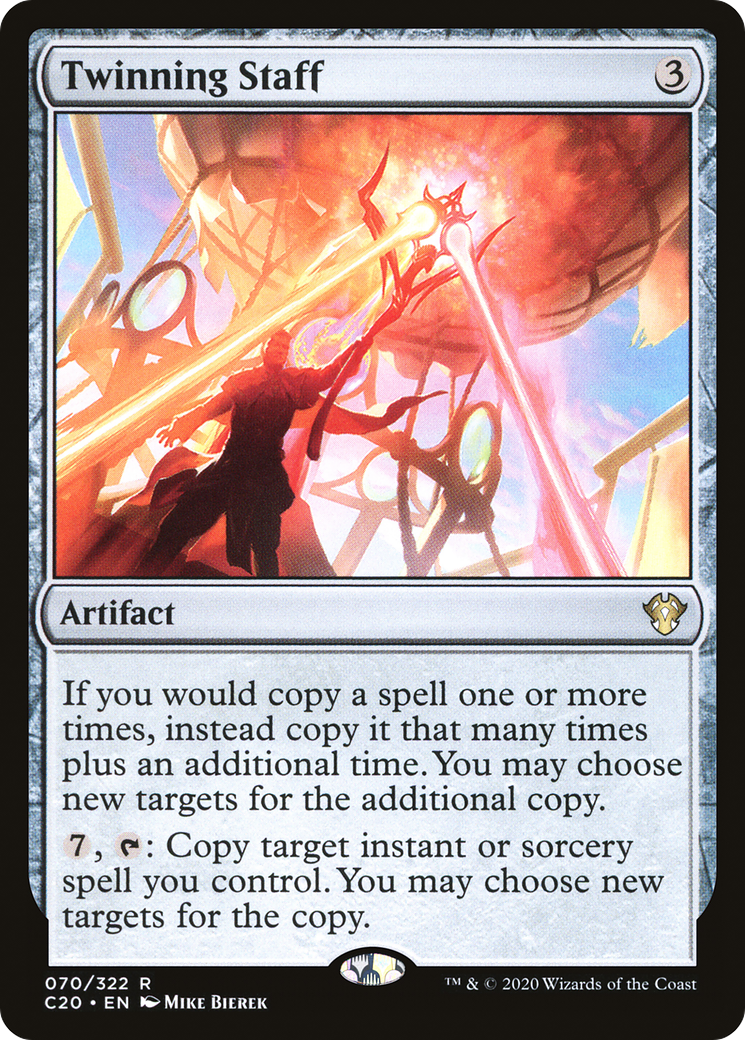 Twinning Staff (C20-070) [Commander 2020] MTG Single Wizards of the Coast