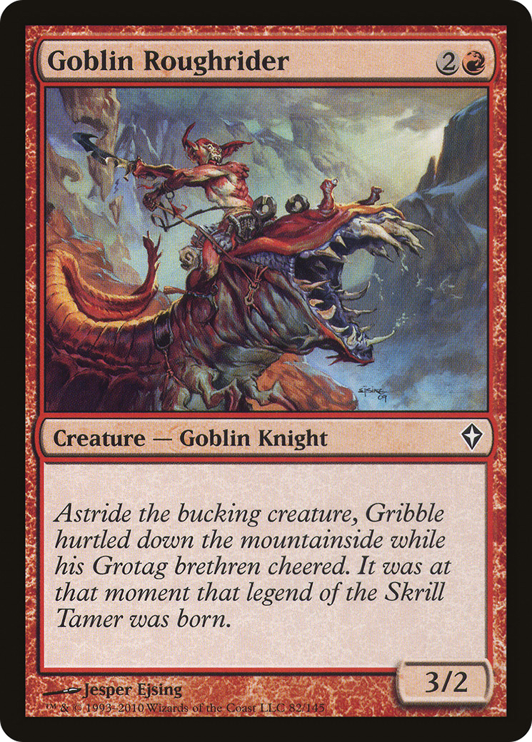 Goblin Roughrider (WWK-082) [Worldwake] MTG Single Wizards of the Coast