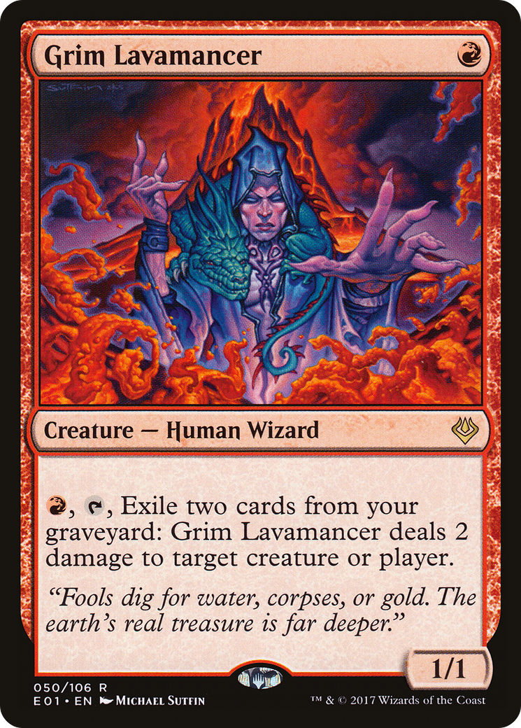 Grim Lavamancer (AC2-050) [Misc] Archenemy: Nicol Bolas MTG Single Wizards of the Coast