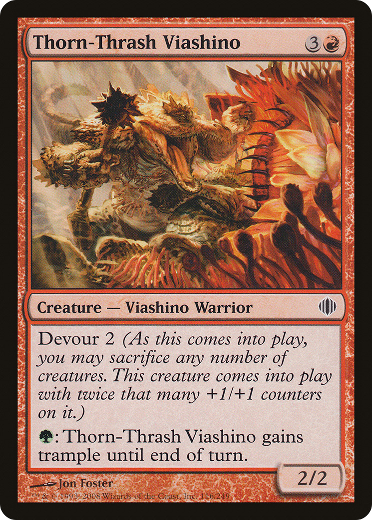Thorn-Thrash Viashino (ALA-116) [Shards of Alara] MTG Single Wizards of the Coast