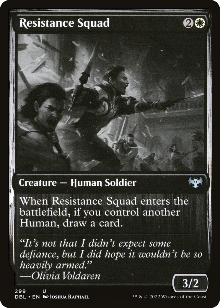 Resistance Squad (DBL-299) [Innistrad: Double Feature] MTG Single Wizards of the Coast