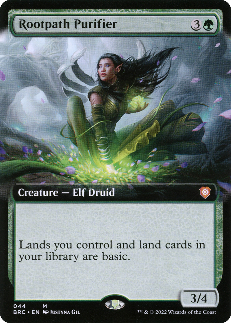 Rootpath Purifier (BRC-044) [The Brothers' War Commander] (Extended Art) Foil MTG Single Wizards of the Coast