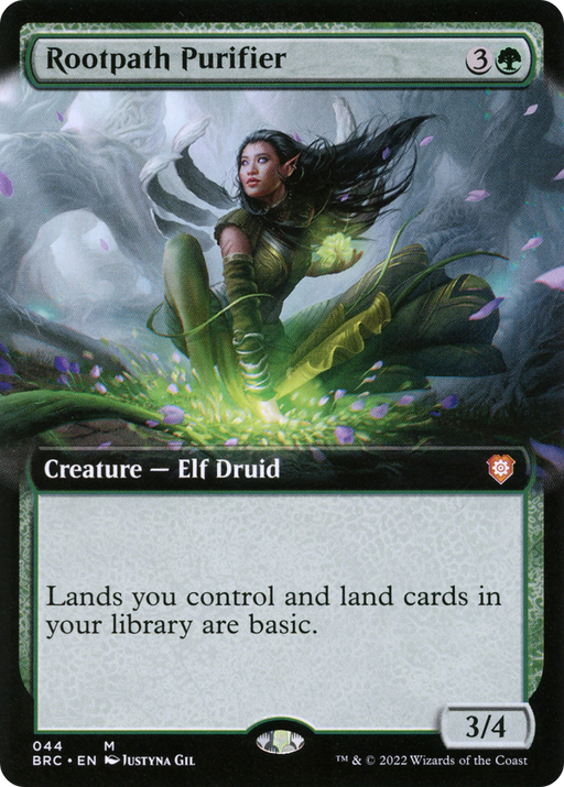 Rootpath Purifier (BRC-044) [The Brothers' War Commander] (Extended Art) Foil MTG Single Wizards of the Coast