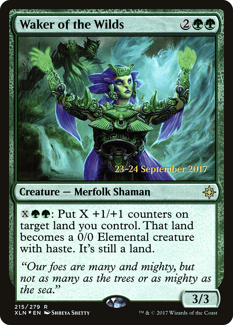 Waker of the Wilds (PRE-215S) [Ixalan Promos] Foil MTG Single Wizards of the Coast