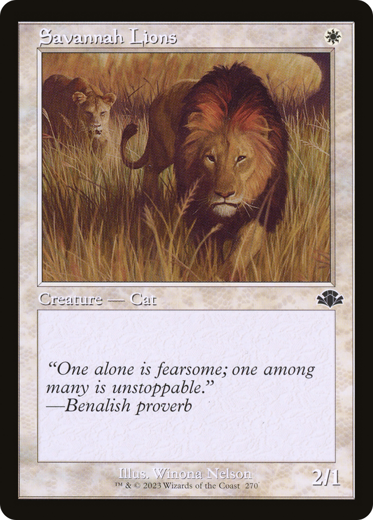 Savannah Lions (DMR-270) [Dominaria Remastered] MTG Single Wizards of the Coast