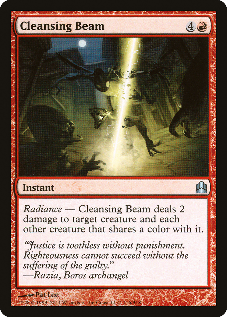 Cleansing Beam (CMD-116) [Commander 2011] MTG Single Wizards of the Coast