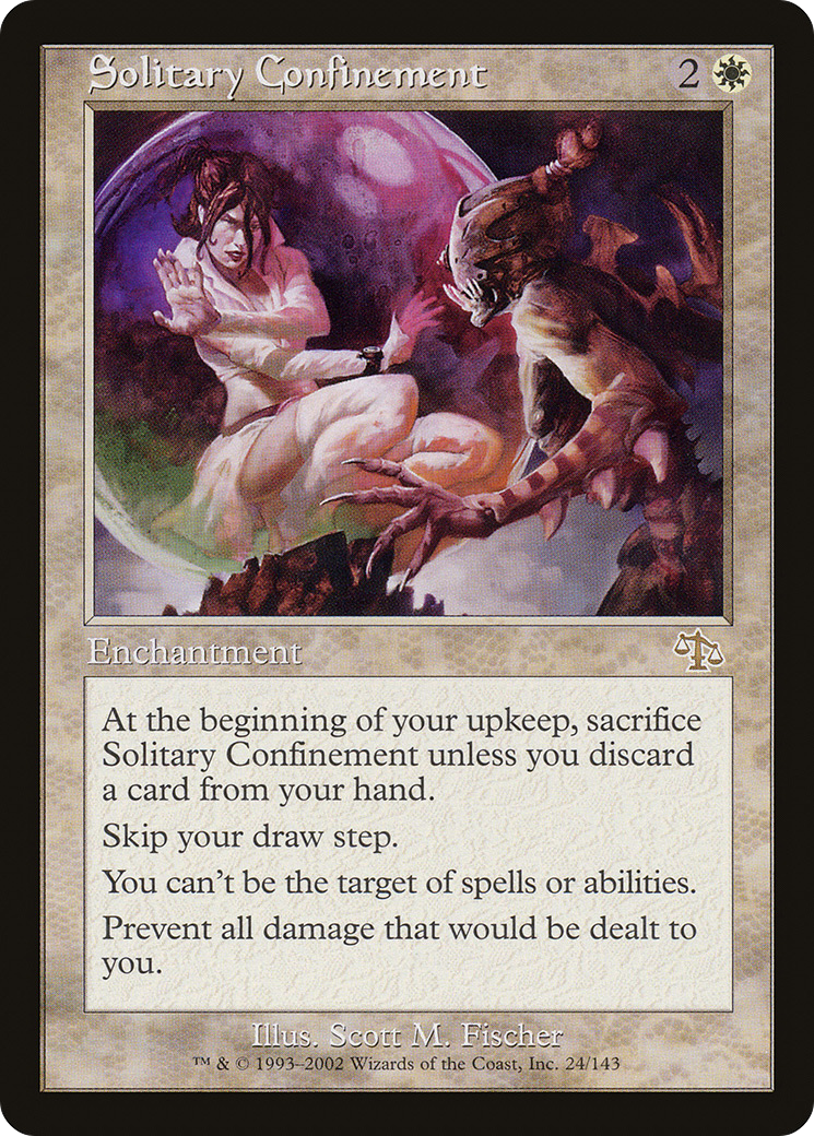 Solitary Confinement (JUD-024) [Judgment] MTG Single Wizards of the Coast