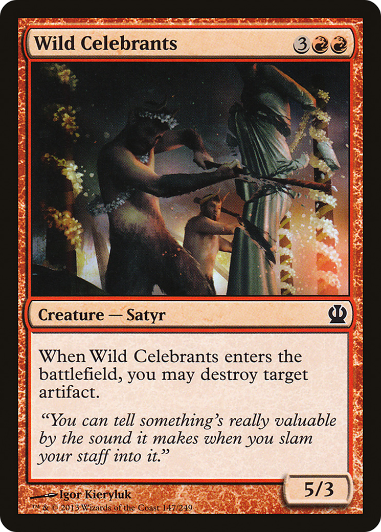 Wild Celebrants (THS-147) [Theros] MTG Single Wizards of the Coast