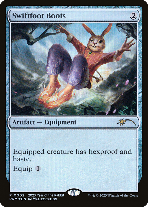 Swiftfoot Boots (Year of the Rabbit 2023) (UMP-002) [Misc] Year of the Rabbit 2023 Foil MTG Single Wizards of the Coast