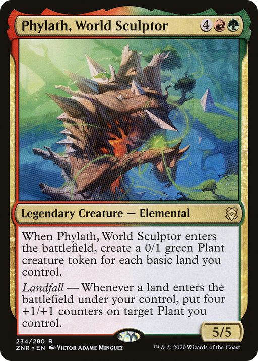 Phylath, World Sculptor (ZNR-234) [Zendikar Rising] MTG Single Wizards of the Coast