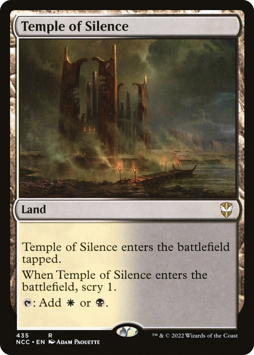 Temple of Silence (NCC-435) [New Capenna Commander] MTG Single Wizards of the Coast
