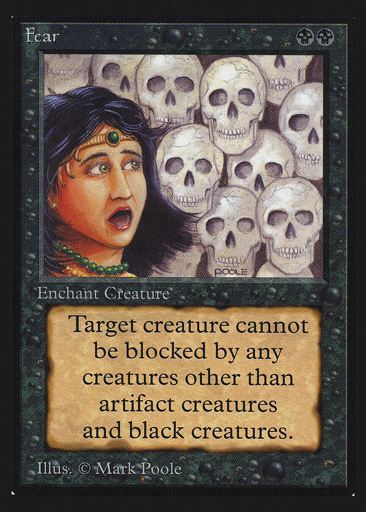 Fear (CED-109) [Collectors' Edition] MTG Single Wizards of the Coast