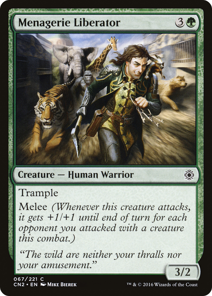 Menagerie Liberator (CN2-067) [Conspiracy: Take the Crown] Foil MTG Single Wizards of the Coast