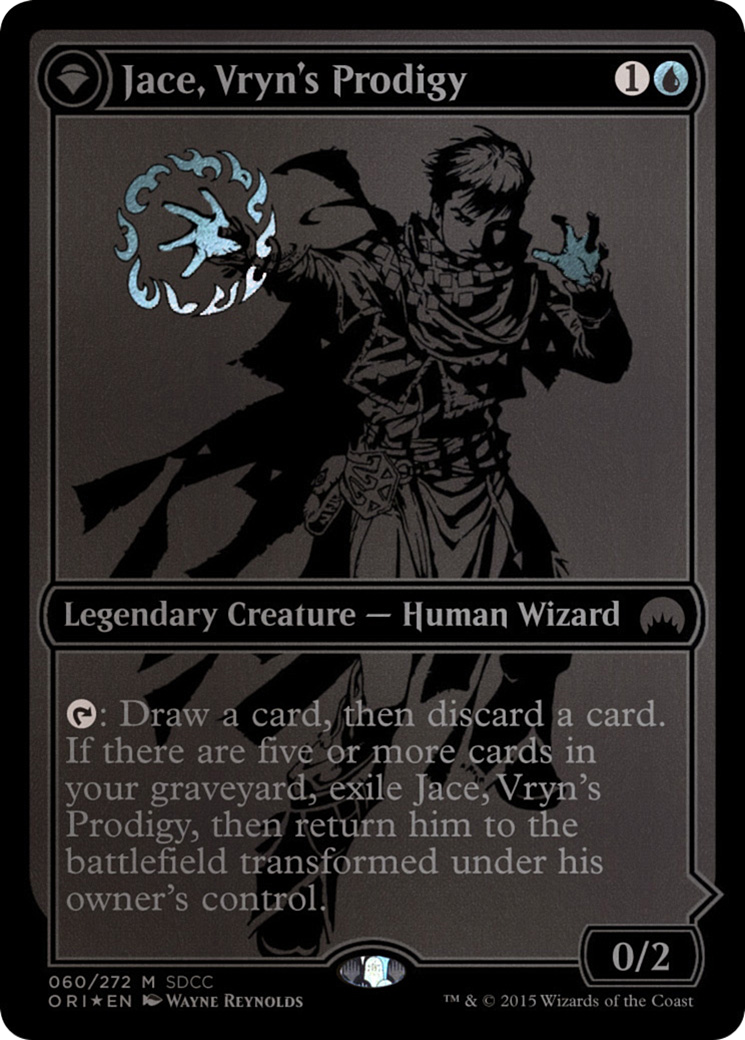 Jace, Vryn's Prodigy (SDCC 2015 Exclusive) (MEDIA-060) [Misc] San Diego Comic-Con 2015 Foil MTG Single Wizards of the Coast