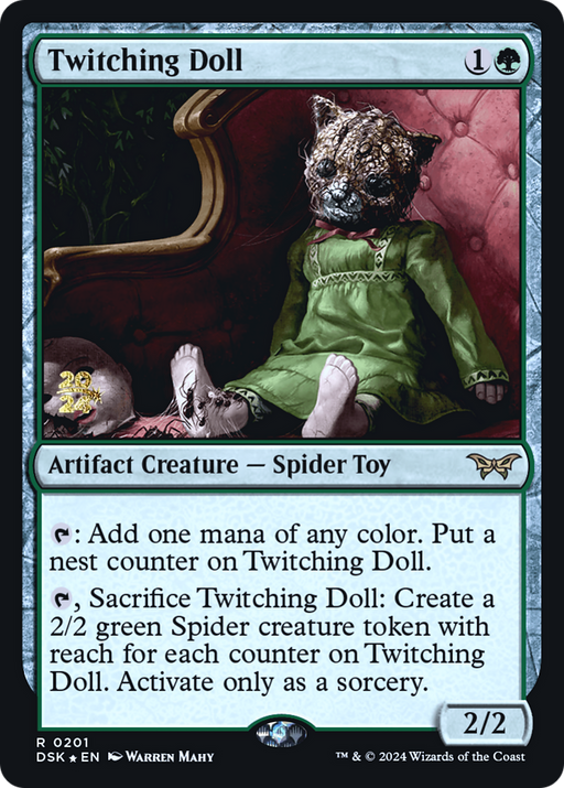 Twitching Doll (PRE-201) [Duskmourn: House of Horror Promos] Foil MTG Single Wizards of the Coast