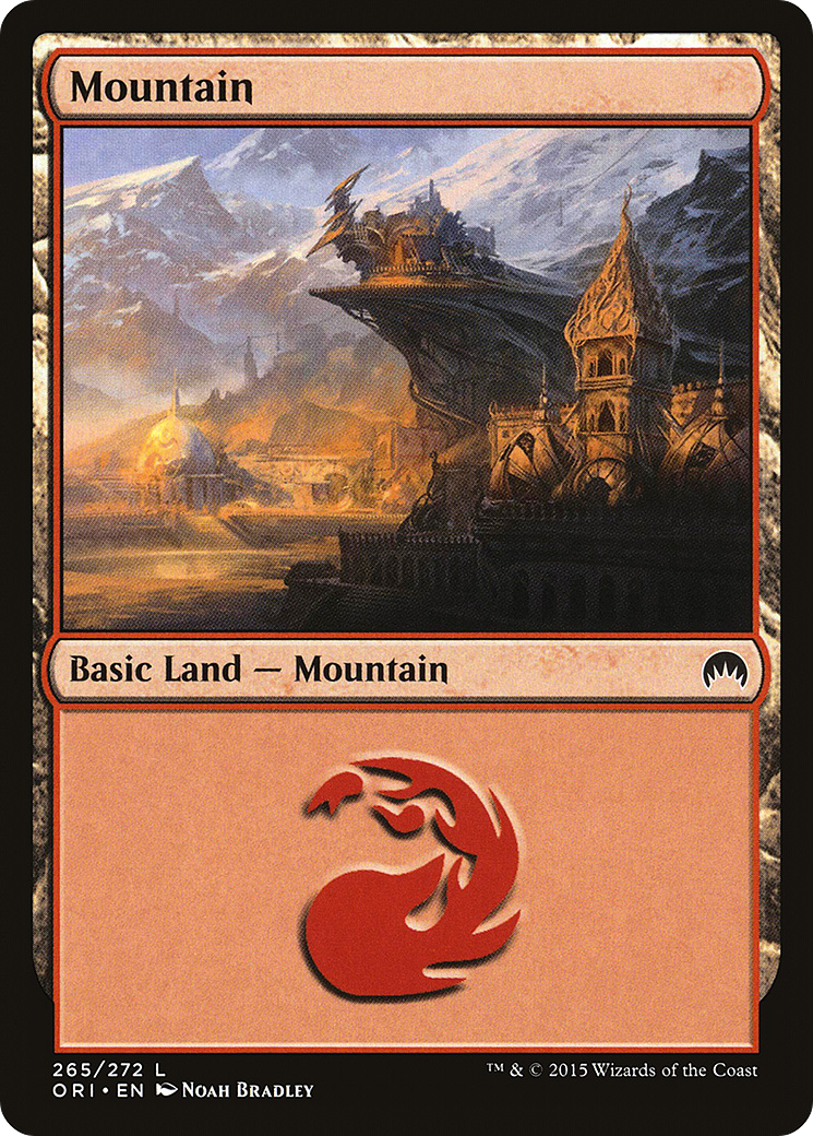 Mountain (ORI-265) [Magic Origins] Foil MTG Single Wizards of the Coast