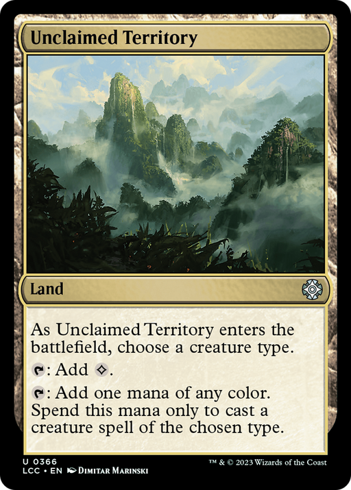 Unclaimed Territory (LCC-366) [The Lost Caverns of Ixalan Commander] MTG Single Wizards of the Coast