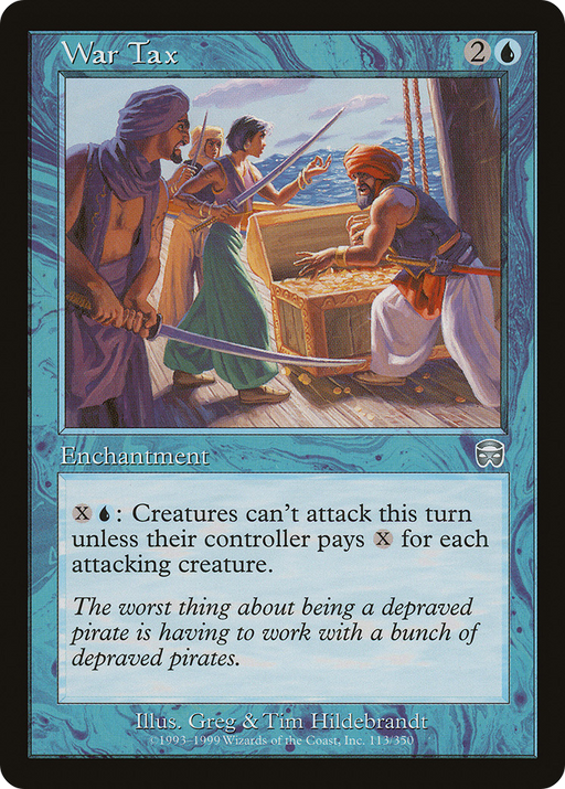 War Tax (MMQ-113) [Mercadian Masques] Foil MTG Single Wizards of the Coast