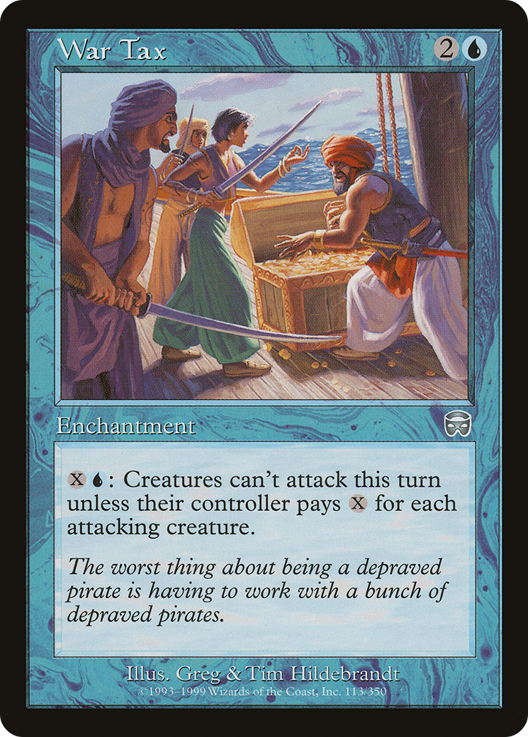 War Tax (MMQ-113) [Mercadian Masques] MTG Single Wizards of the Coast