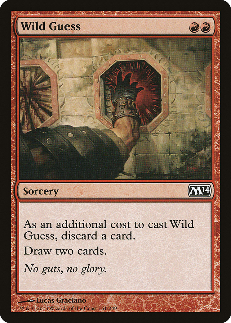 Wild Guess (M14-161) [Magic 2014] Foil MTG Single Wizards of the Coast
