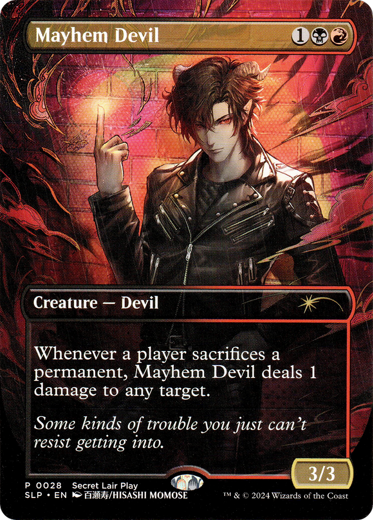 Mayhem Devil (SLP-028) [Secret Lair] Showdown MTG Single Wizards of the Coast