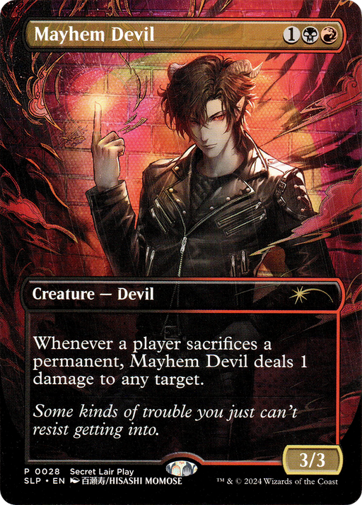 Mayhem Devil (SLP-028) [Secret Lair] Showdown MTG Single Wizards of the Coast