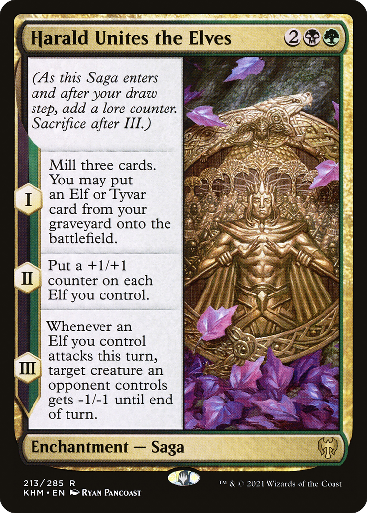 Harald Unites the Elves (KHM-213) [Kaldheim] MTG Single Wizards of the Coast