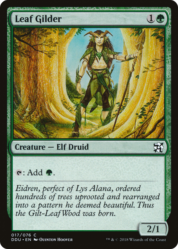 Leaf Gilder (DDU-017) [Misc] Duel Decks: Elves vs. Inventors MTG Single Wizards of the Coast