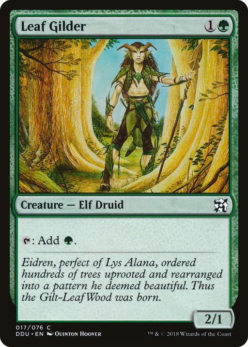 Leaf Gilder (DDU-017) [Misc] Duel Decks: Elves vs. Inventors MTG Single Wizards of the Coast