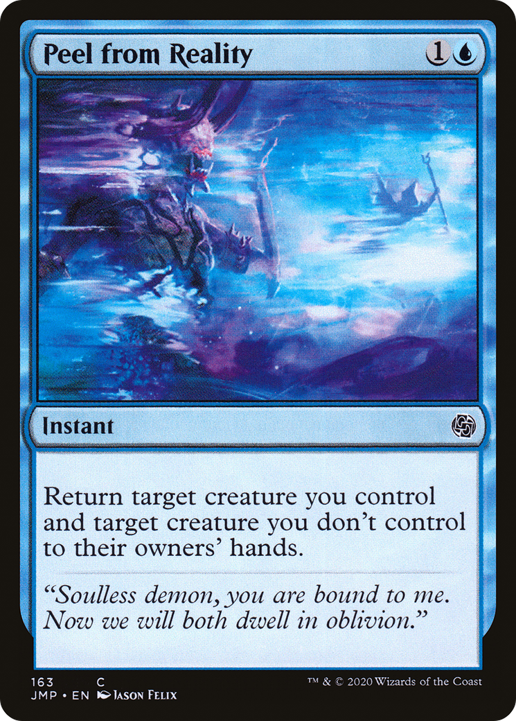 Peel from Reality (JMP-163) [Jumpstart] MTG Single Wizards of the Coast